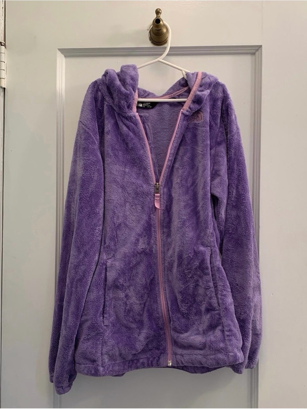 The North Face Girls' Purple Flrece Zip-Up Hoodie